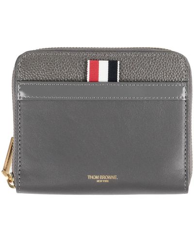 Porte-Cartes THOM BROWNE En Argent Sterling - Rayures Rouge, Blanc, Bleu - Occasion Très Bon État