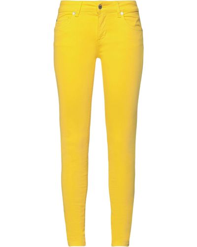 Liu Jo Denim Trousers - Yellow
