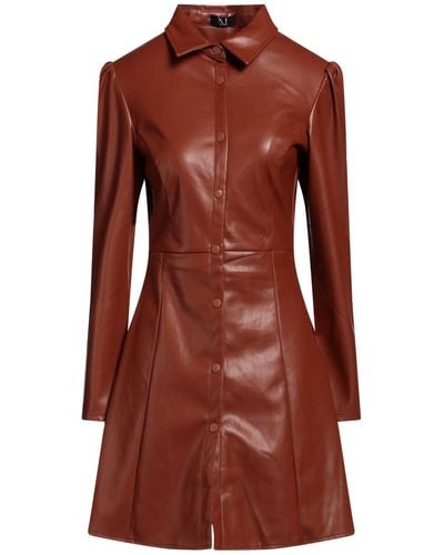 XT STUDIO Mini Dress - Brown