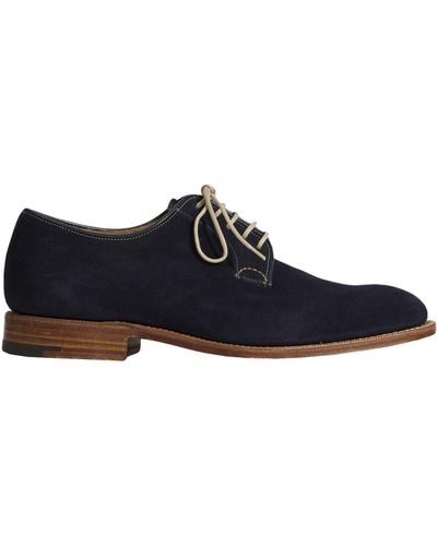 Dunhill Midnight Lace-Up Shoes Leather - Blue