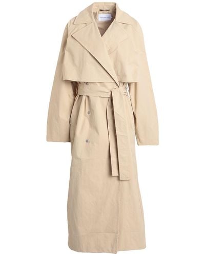 Calvin Klein Overcoat & Trench Coat - Natural