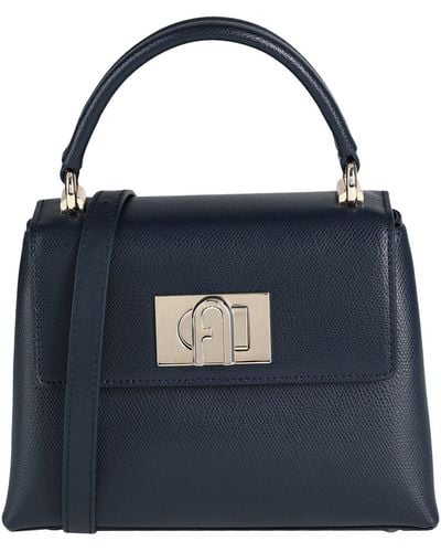 Furla 1927 Mini Top Handle -- Handbag Leather - Blue