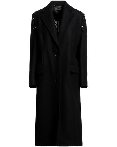 Versace Manteau long - Noir