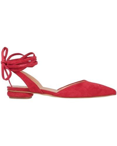 CafeNoir Ballet Flats - Red