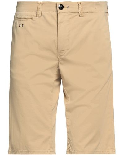 Tramarossa Shorts & Bermuda Shorts Cotton, Elastane - Natural