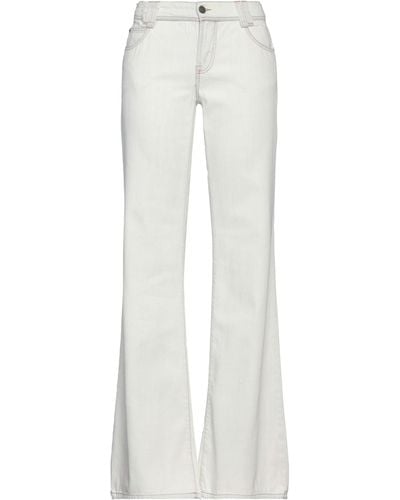 John Galliano Pantaloni Jeans - Bianco