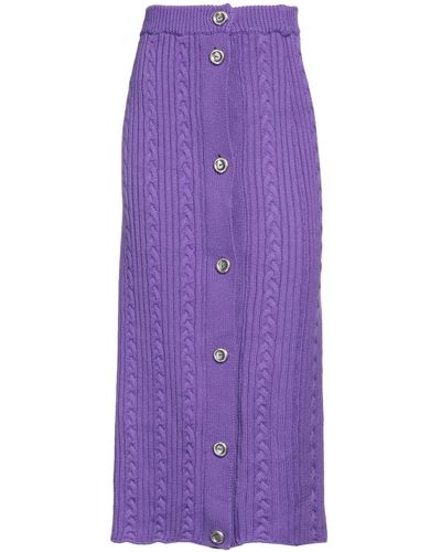 FEDERICO CINA Midi Skirt - Purple