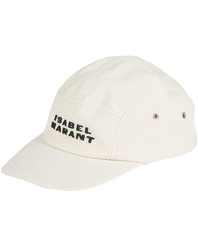 Isabel Marant Ivory Hat Cotton - White