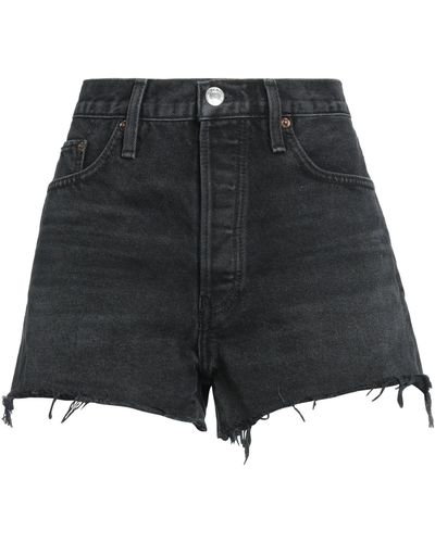 RE/DONE Short en jean - Gris