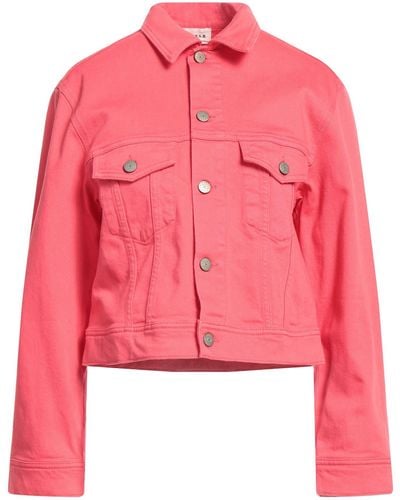 P.A.R.O.S.H. Denim Outerwear - Red