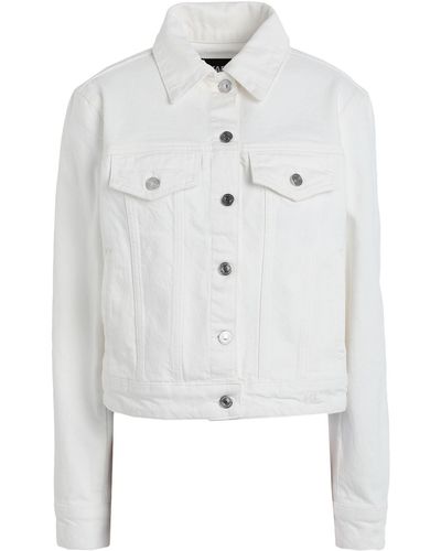 Karl Lagerfeld Denim Outerwear - White