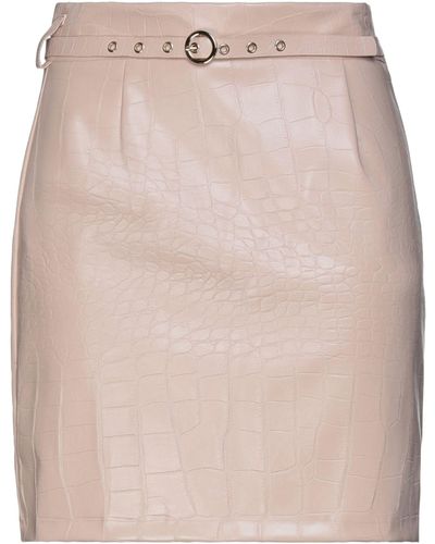 Dixie Blush Mini Skirt Polyurethane, Polyester - Pink