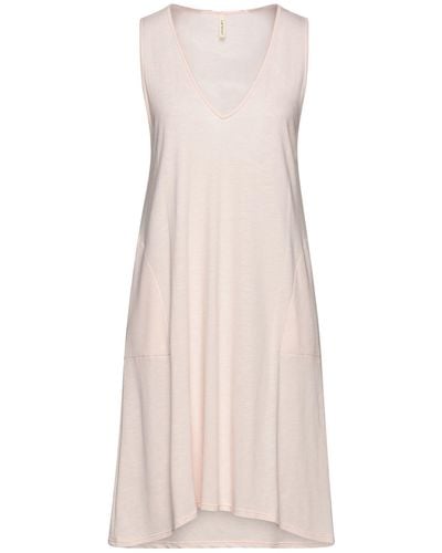 Lanston Light Mini Dress Rayon, Polyester - Natural