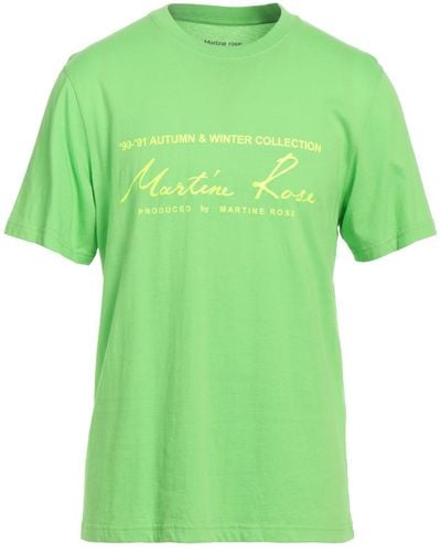 Martine Rose Camiseta - Verde