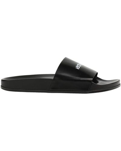 Vetements Sandals Soft Leather - Black