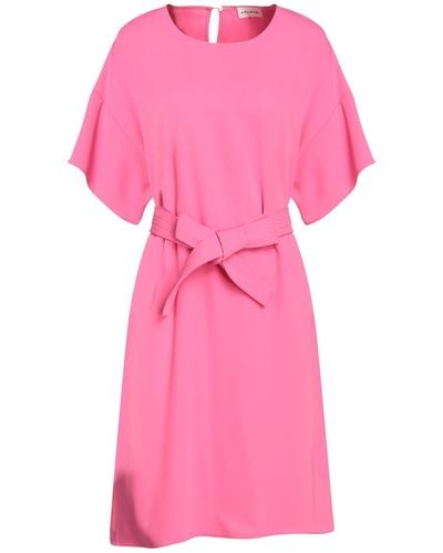 P.A.R.O.S.H. Midi Dress - Pink