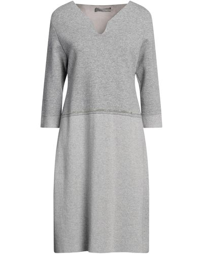 D.exterior Mini Dress - Grey