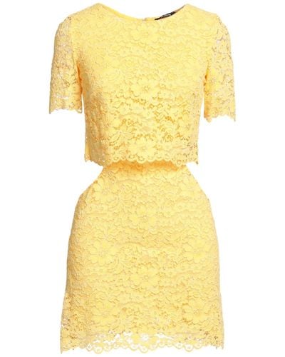 Amen Mini Dress - Yellow