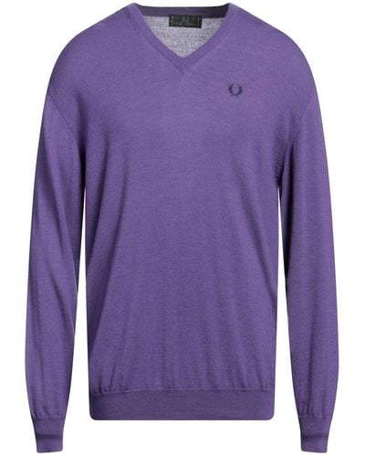 Fred Perry Sweater - Purple