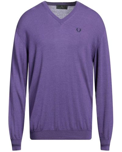 Fred Perry Sweater - Purple