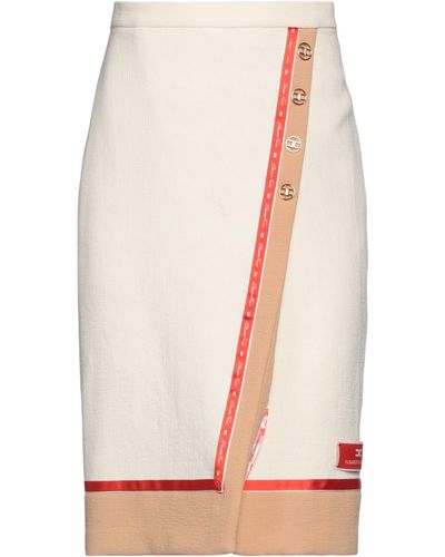 Elisabetta Franchi Midi Skirt - White