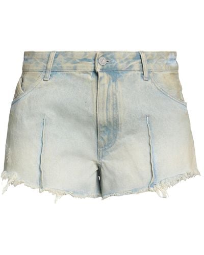 The Attico Denim Shorts - Blue