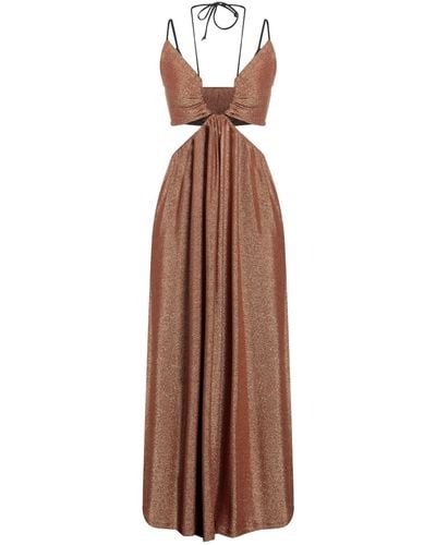 Haveone Maxi Dress - Brown
