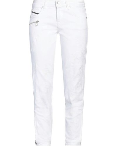 Diesel Black Gold Cropped Trousers - White