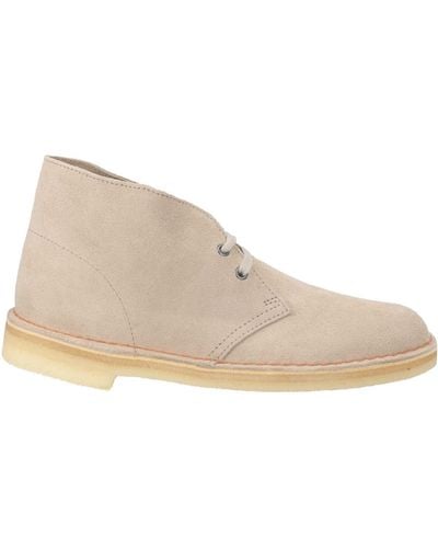 Clarks Ankle Boots - Natural