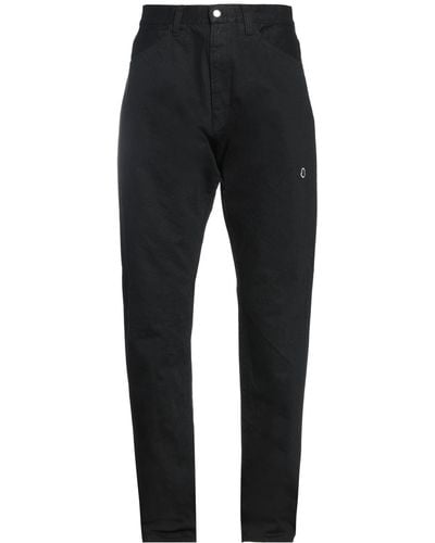 7 MONCLER FRAGMENT Pantalon en jean - Noir