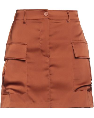 Please Mini Skirt - Brown