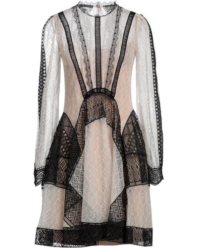 Alberta Ferretti Minivestido - Gris