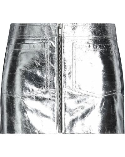 Saint Laurent Minigonna - Metallizzato