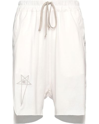 Rick Owens X Champion Shorts & Bermuda Shorts - White