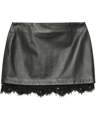 Les Hommes Mini Skirt - Black