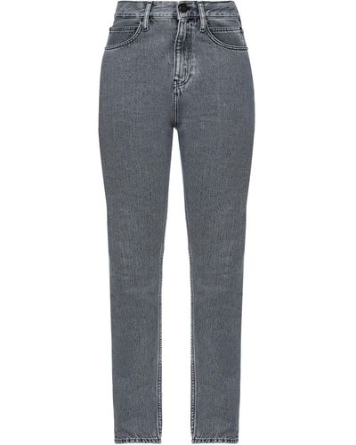 CALVIN KLEIN 205W39NYC Denim Trousers - Grey