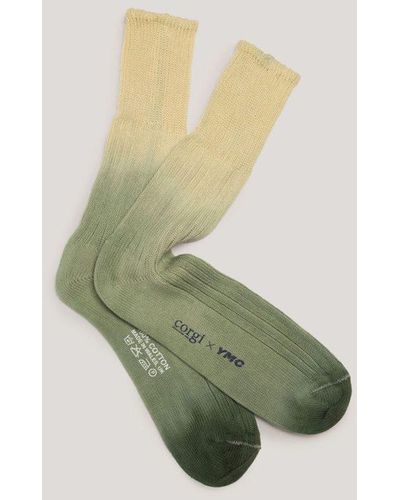 YMC Dip Dye Sock Green
