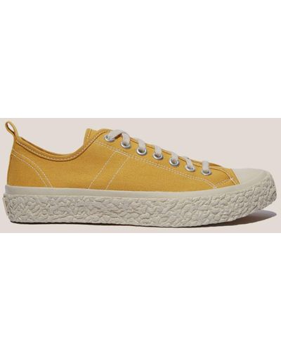 YMC Vulcanised Low Top Sneakers Yellow - Natural