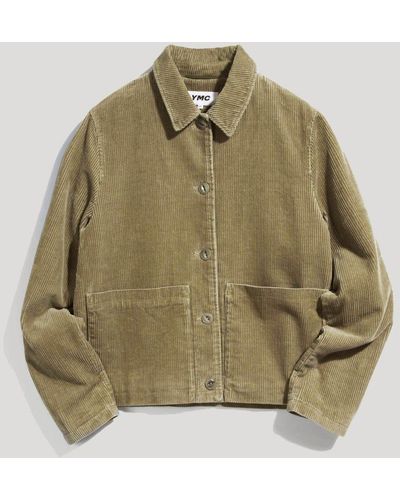 YMC Ronnie Corduroy Jacket Olive - Green