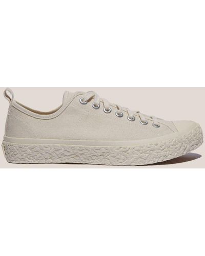 YMC Vulcanised Low Top Sneakers Off White - Natural