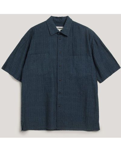 YMC Mitchum Shirt Indigo - Blue