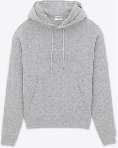 Saint Laurent Aint aurent hoodie grau x - Weiß