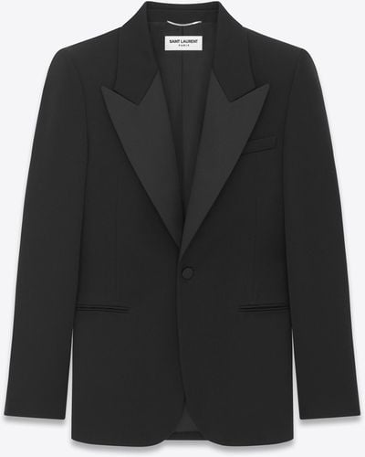 Saint Laurent Tuxedo Jacket - Black
