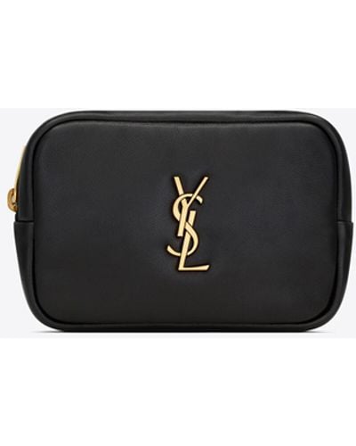 YSL Beauty White Waterproof Makeup Cosmetics Brush Bag / Pouch / Clutch /  Case