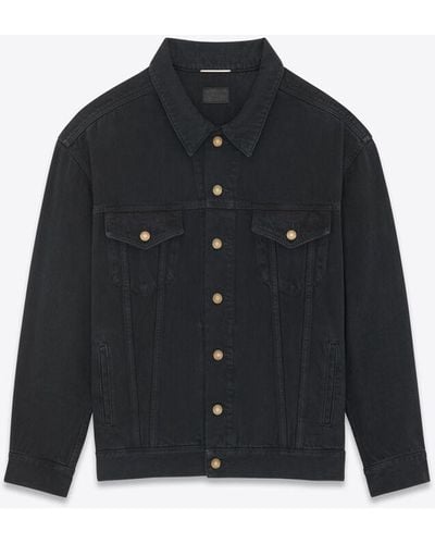 Saint Laurent Oversized Jacket - Black