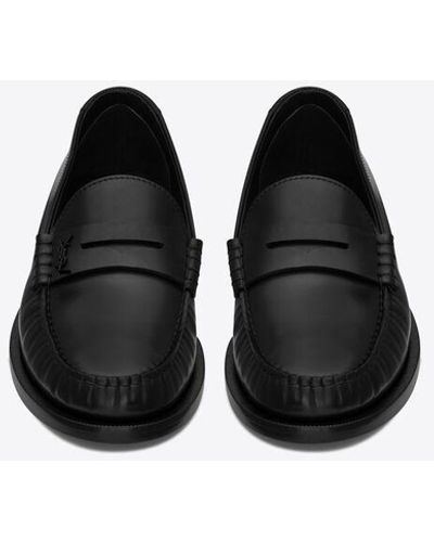 Saint Laurent Le Loafer Loafers Aus Leder - Schwarz