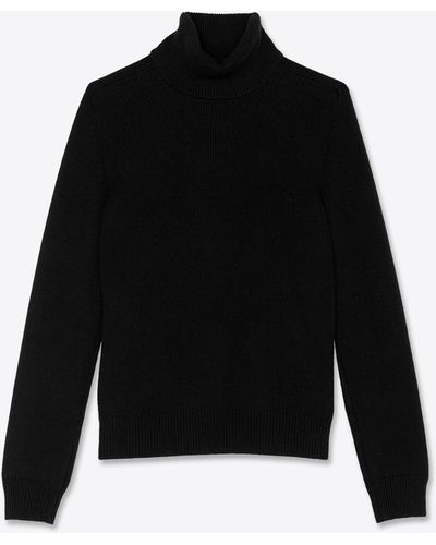 Saint Laurent Turteneck Weater - Black