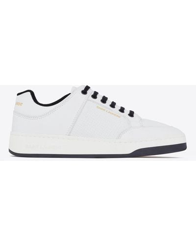 Saint Laurent Men Sl/61 00 Sneakers - White