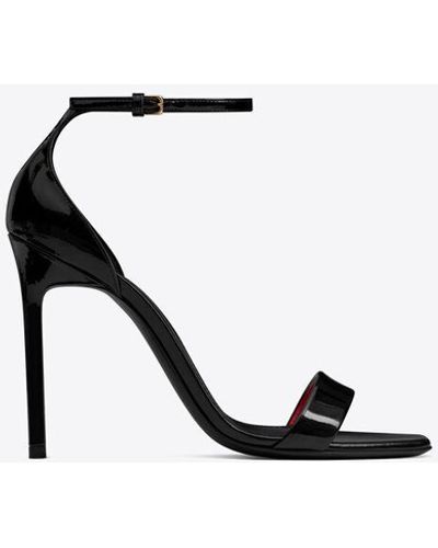Saint Laurent Amber 85mm Sandals - Black