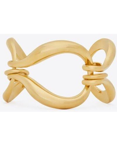 Saint Laurent Oversized Hook-chain Bracelet - Metallic